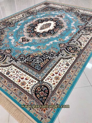 فرش 1200 شانه دستباف گونه طرح یاسمن