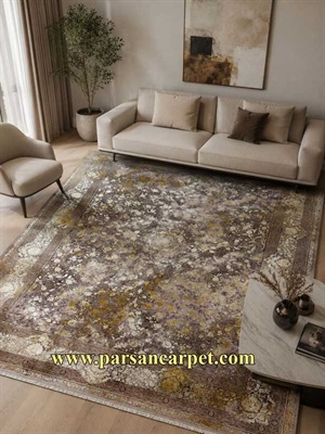 خرید فرش 1200 شانه گل برجسته طرح کلاسیک لاکچری کد 3915