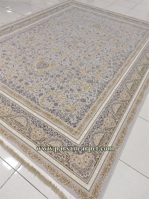 سایت عرضه فرش 1200 شانه گل برجسته مدل لوتوس