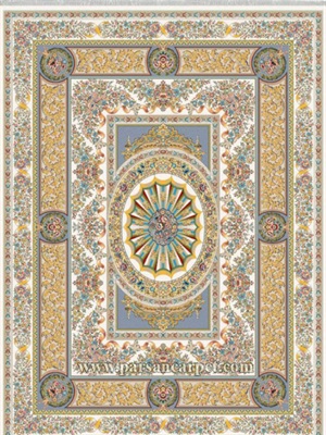 فرش 1200 شانه کاشان طرح آدلاید | کارخانه فرش کاشان