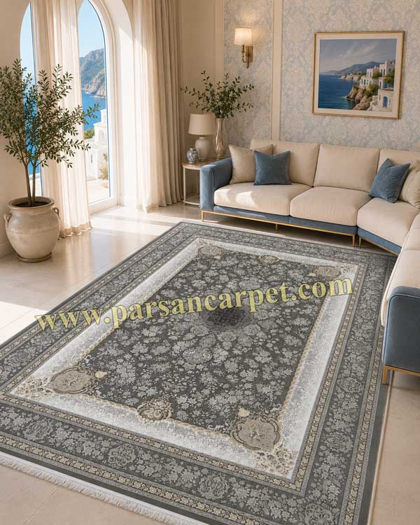 بهترین فرش 1200 شانه 9 رنگ طرح آیناز