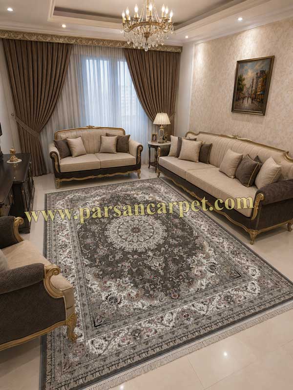 فرش 1200 شانه کاشان نقشه تبریز | خرید اینترنتی از کارخانه