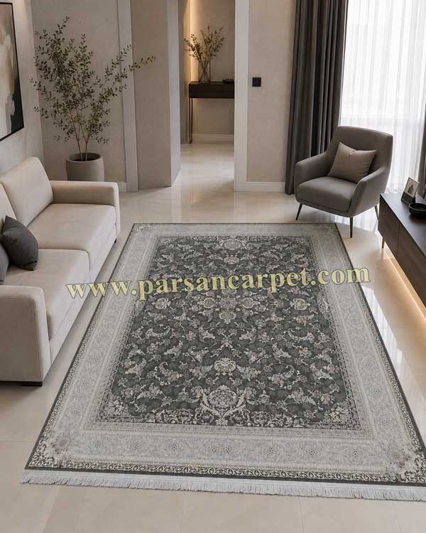 فرش 1200 شانه طرح ویکتوریا دودی