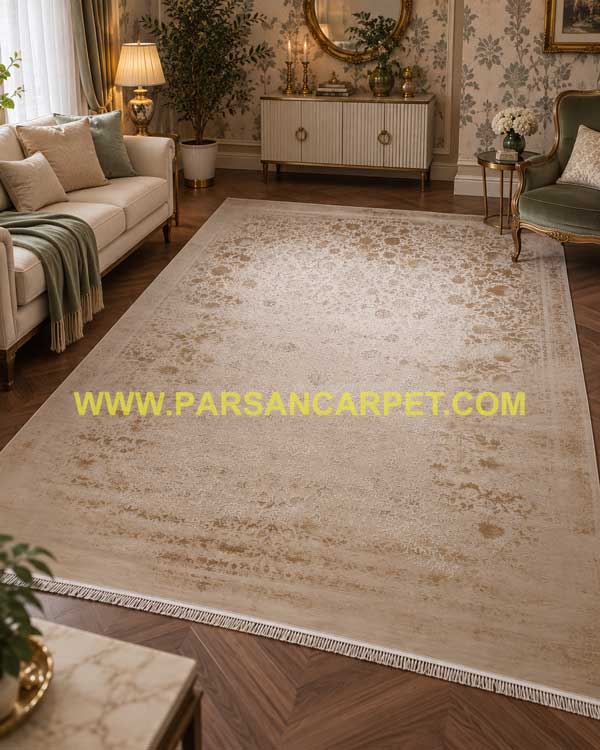 فرش 1200 شانه گل برجسته پتینه لایت کد 9075
