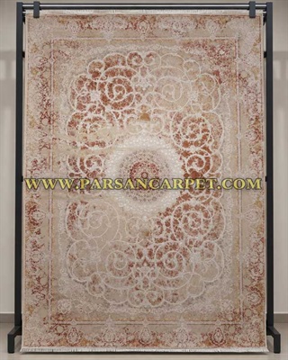 فرش 1200 شانه پتینه کد 1090 بژ روشن