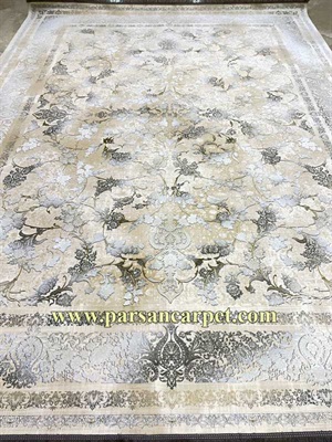 فرش 1200 شانه کد 8080 بژ | فرش پتینه