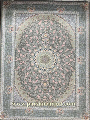 خرید فرش 1200 شانه  گل برجسته مدل یکتا دستباف گونه