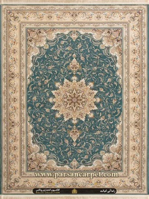 خرید اینترنتی فرش 1500 شانه طرح راما