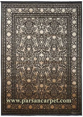 خرید اینترنتی فرش 1500 شانه طرح آلما