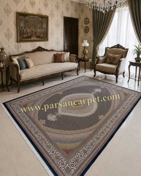 فرش 1500 شانه طرح ریزماهی