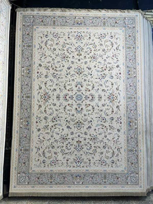 کارخانه فرش 1500 شانه طرح نگار | فرش 1500 شانه گل برجسته 