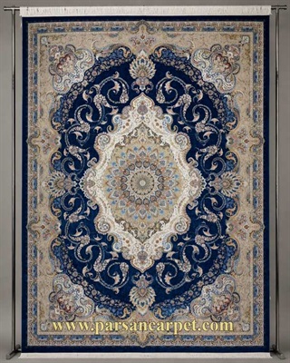 فرش 1500 شانه سرمه ای کد 5500