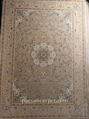 خرید فرش 1500 شانه گل برجسته طرح نگارستان