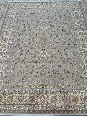 خرید فرش ماشینی ۷۰۰ شانه افشان نقره ای کد  432