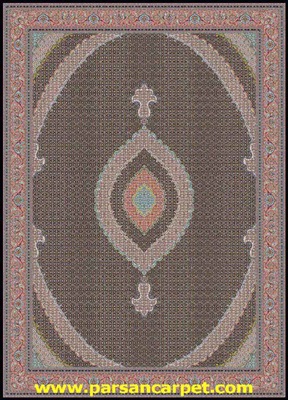 فرش 700 شانه 10 رنگ طرح ماهی