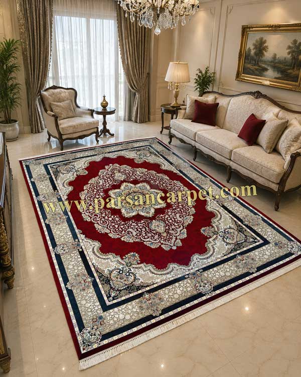 فرش 700 شانه طرح کرشمه روناسی