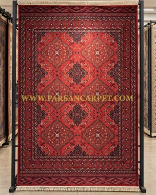 فرش 700 شانه سنتی بلوچی لاکی قرمز کد 4444