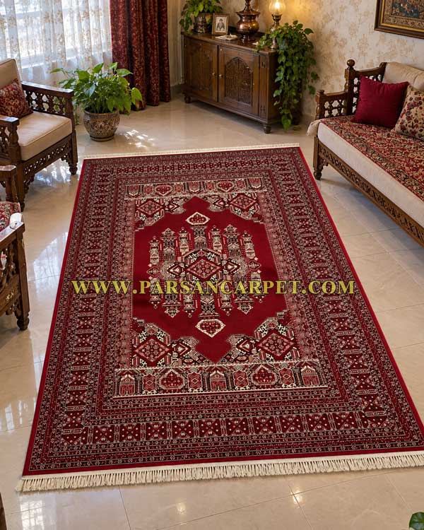فرش 700 شانه سنتی بلوچی کد 5630 لاکی