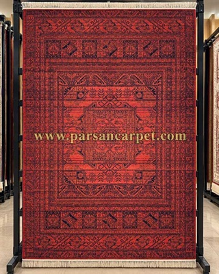 فرش 700 شانه سنتی بلوچی کد 5630 لاکی درجه یک