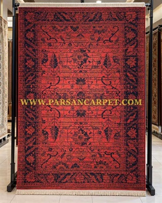 فرش 700 شانه سنتی بلوچی پتینه لاکی کد 6100 وینتیج