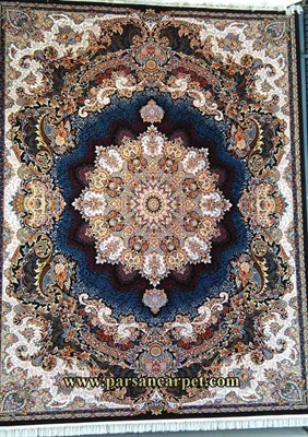 فرش 700 شانه کاشان طرح برکه