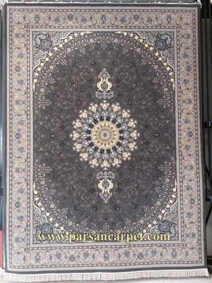 فرش ماشینی 700 شانه طرح شهاب دودی