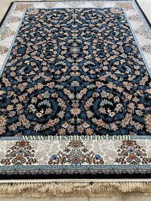 کارخانه فرش 700 شانه نخ ورژن مدل کیاسا کاشان