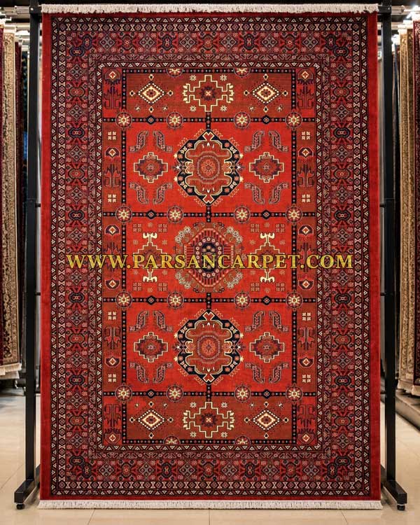 فرش 700 شانه سنتی بلوچی کد 4820 لاکی