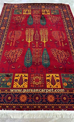 فرش ماشینی 700 شانه اکریلیک با طرح سنتی کد 70022