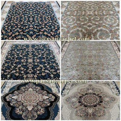 خرید اینترنتی فرش 700 شانه ورژن ارزان کاشان