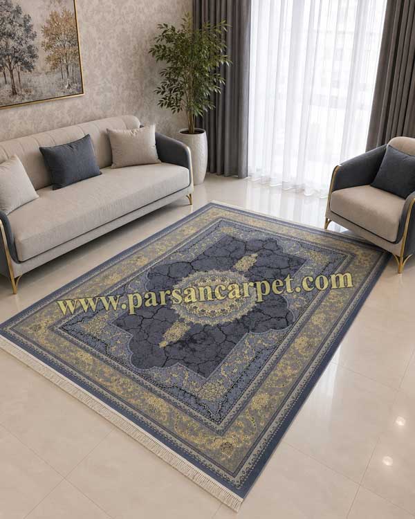 فرش 700 شانه طرح نسیم دلفینی