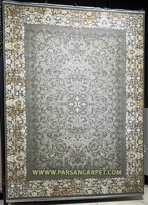 قیمت فرش 700 شانه دودی کد 605 | فرش گل برجسته