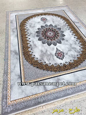 فروش عمده فرش ماشینی بی سی اف ارزان طرح مرمر