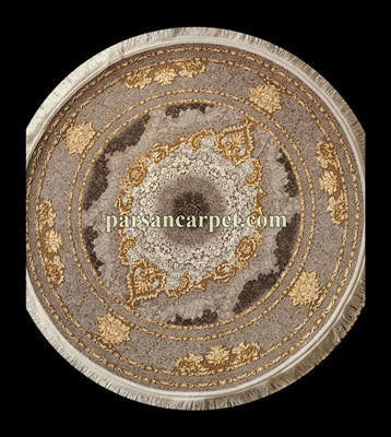 خرید فرش دایره ای 1200 شانه طلاکوب لایت