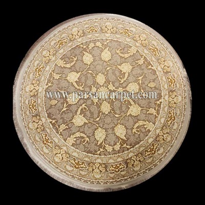 فرش گرد قطر یک متر 1200 شانه افشان لایت