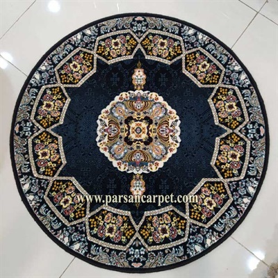 قیمت فرش دایره ای طرح هالیدی با رنگ دلخواه