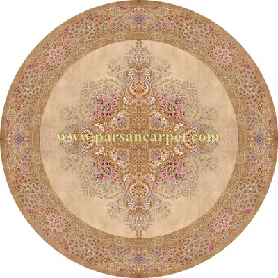 فرش گرد سایز بزرگ اکریلیک 1200 شانه چاپی
