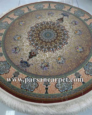 بهترین مدل فرش دایره ای جدید مدل پندار