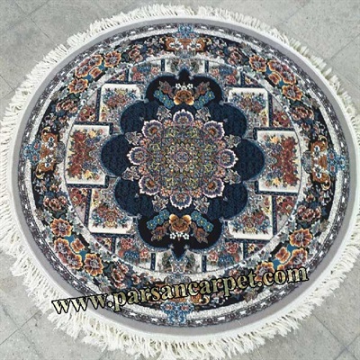 خرید فرش دایره طرح ناردون – فرش گرد 700 شانه