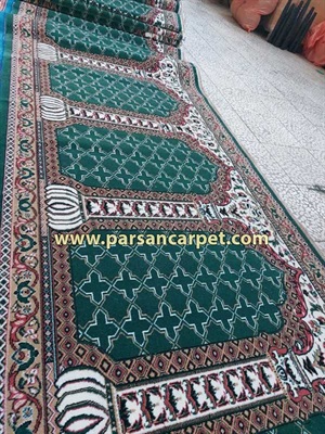 فرش ماشینی سجاده‌ای ارزان برای نمازخانه مدرسه