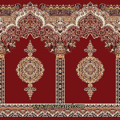 فرش سجاده ای طرح چلچراغ