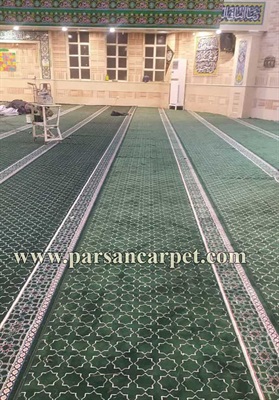 کارخانه سجاده فرش 500 شانه ارزان برای مسجد سبز