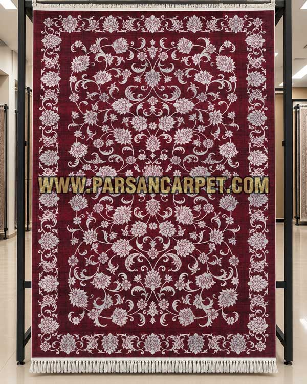 فرش طرح 700 اکریلیک ارزان لاکی کد 123