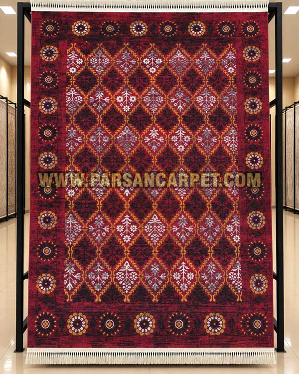 فرش طرح 700 سنتی اکریلیک ارزان کد 114