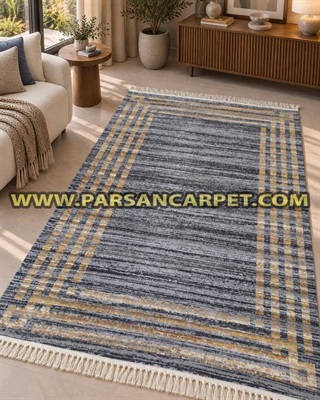 فرش طرح ۷۰۰ اکریلیک طوسی لایت مدرن کد 117