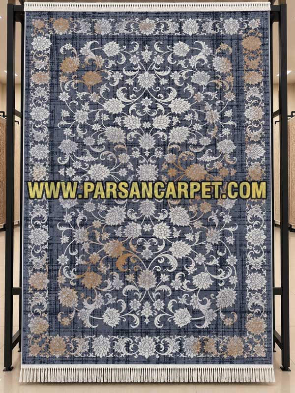 فرش طرح 700 اکریلیک ارزان کد 125 افشان
