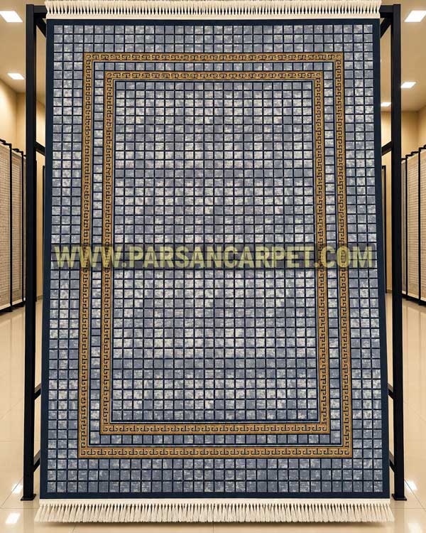 فرش طرح 700 طوسی کد 118 مدرن اکریلیک