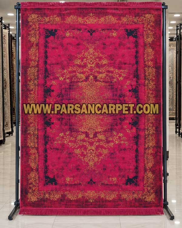 فرش طرح 700 وینتیج لاکی کد 101 اکریلیک