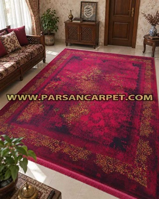 فرش طرح 700 وینتیج لاکی کد 101 اکریلیک