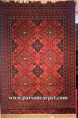 خرید اینترنتی فرش 500 شانه طرح بلوچ - فرش سنتی کاشان